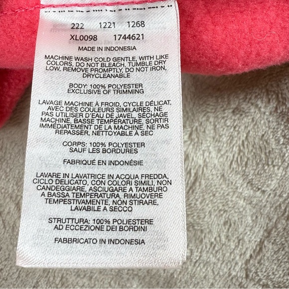 Columbia Womens Red Fleece Jacket M NWT Cozy Warm Outdoor Layering Fall Winter - Picture 11 of 11